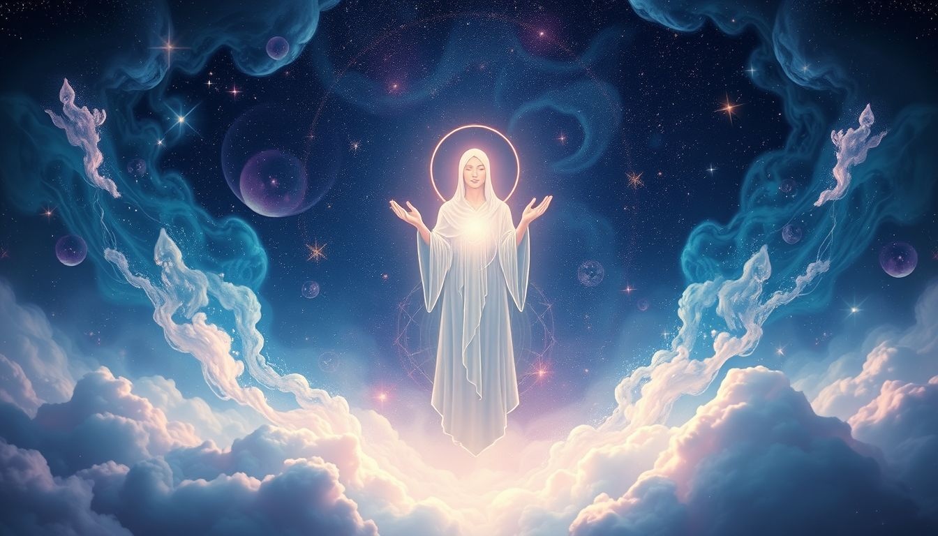 Een spirituele gids in dromen biedt begeleiding en innerlijke wijsheid.