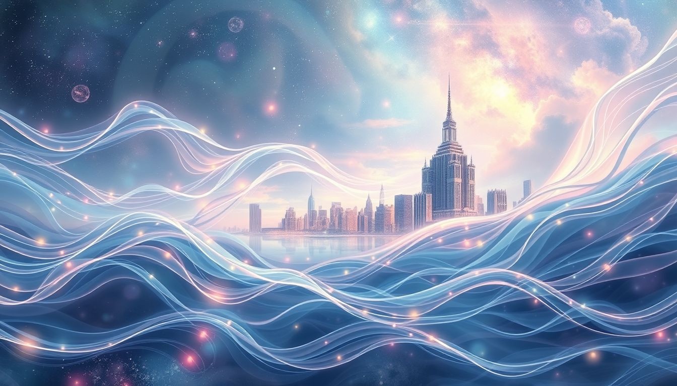 Een stad vol water weerspiegelt emoties en intuïtieve levensstromen.
