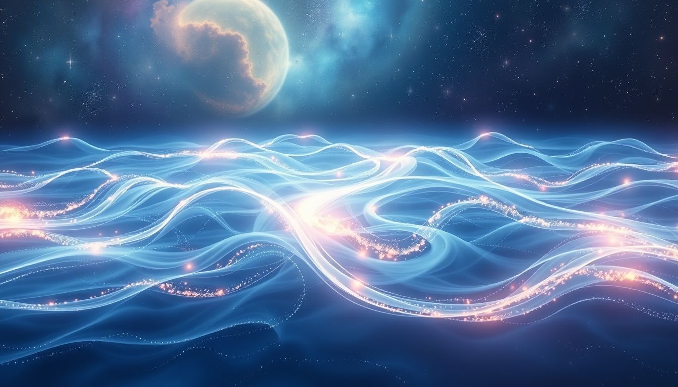 De ruisende rivier symboliseert emotionele veerkracht en levensstromen.