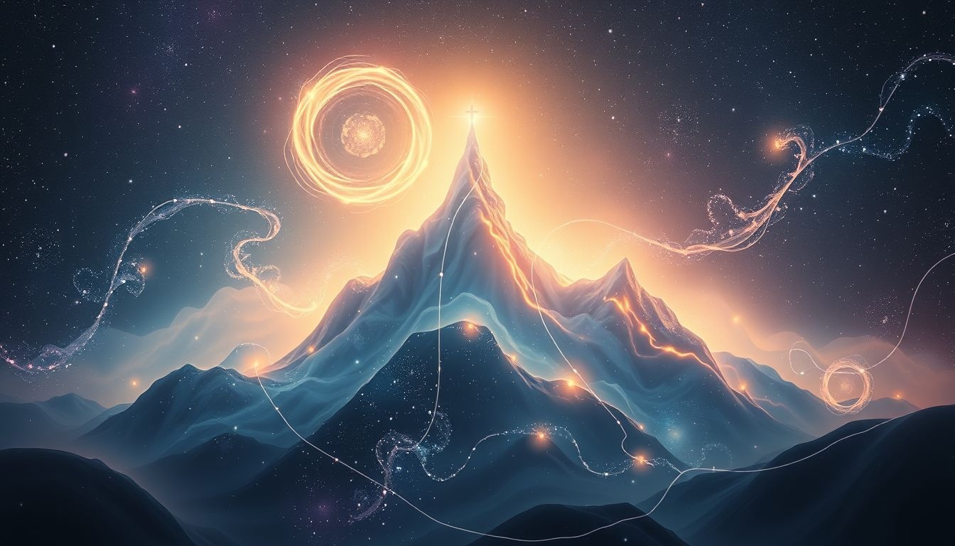 Berggidsen in dromen symboliseren begeleiding op spirituele levenspaden.