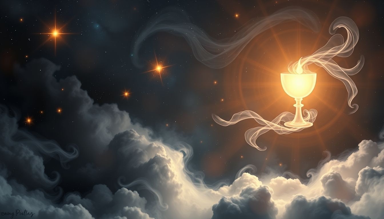 Dromen over de Heilige Communie en een duivel symboliseren innerlijke strijd.
