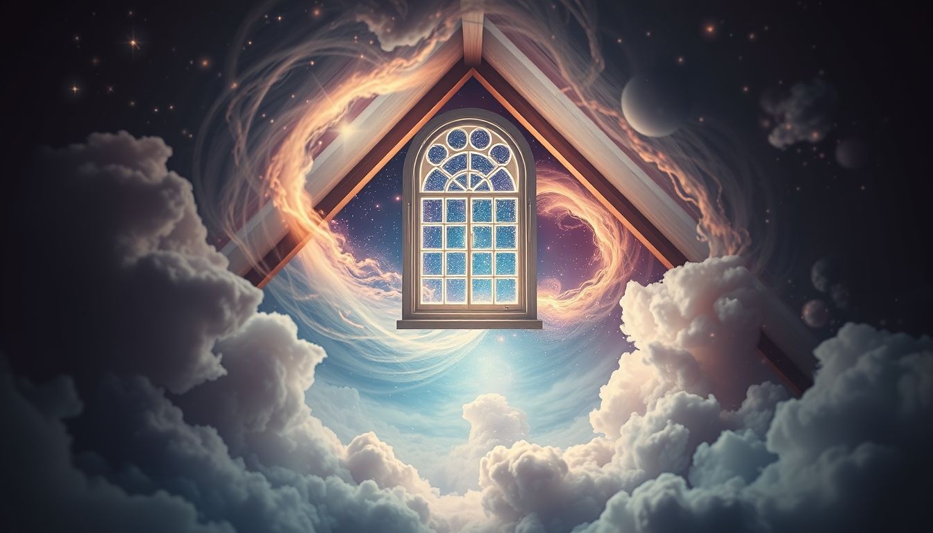 Dromen over dakramen symboliseren verlangen naar nieuwe inzichten en vrijheid.
