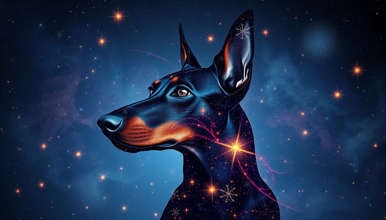 Dromen over een Dobermann symboliseren waakzaamheid en loyale bescherming.