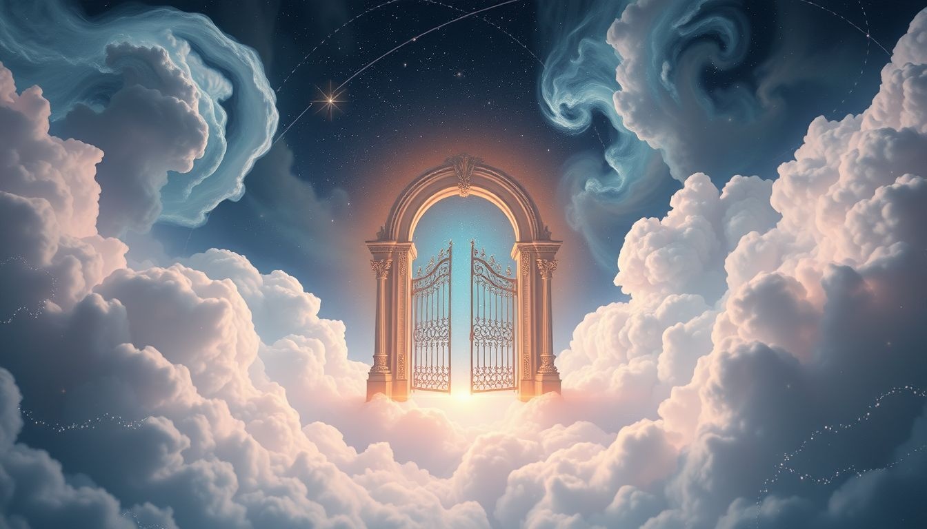Dromen over een poort symboliseren vaak nieuwe levenskansen of keuzes.