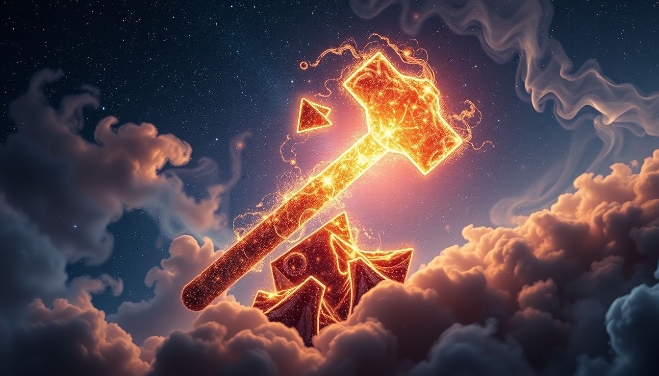 Dromen over een hamer symboliseert kracht en vastberadenheid in problemen.