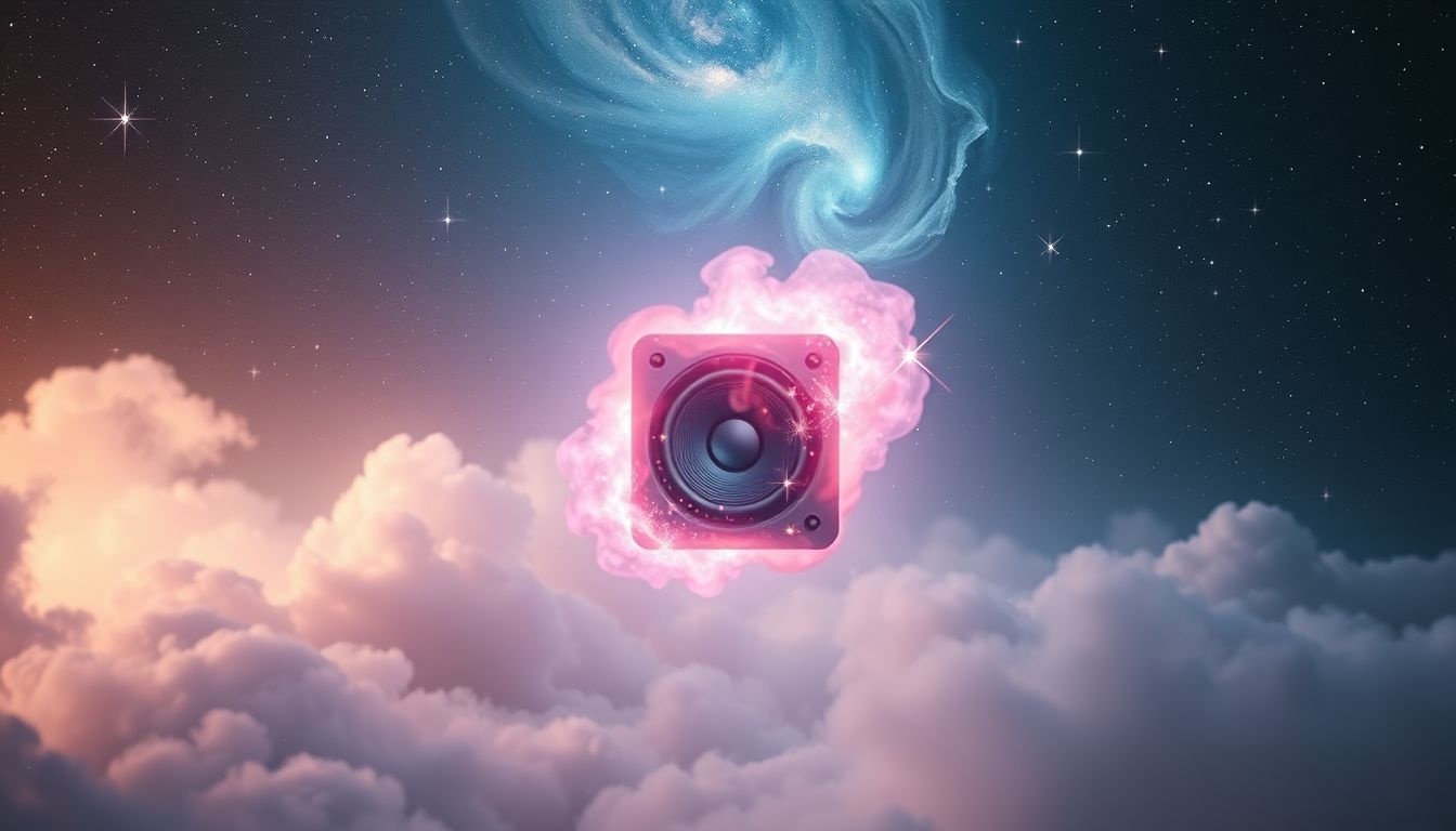 Dromen over een luidspreker in de lucht symboliseert vrijheid van expressie.