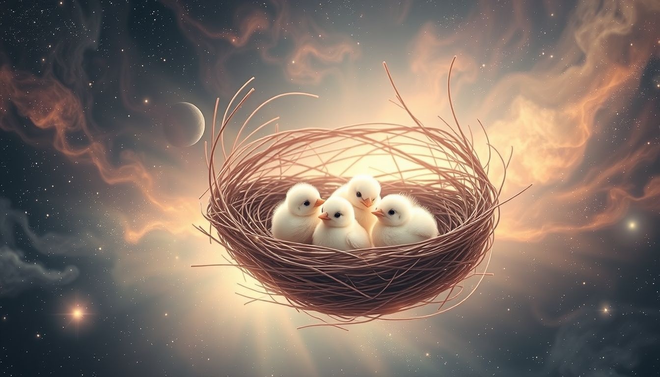 Dromen over jonge vogels symboliseren vaak nieuw begin en groei.