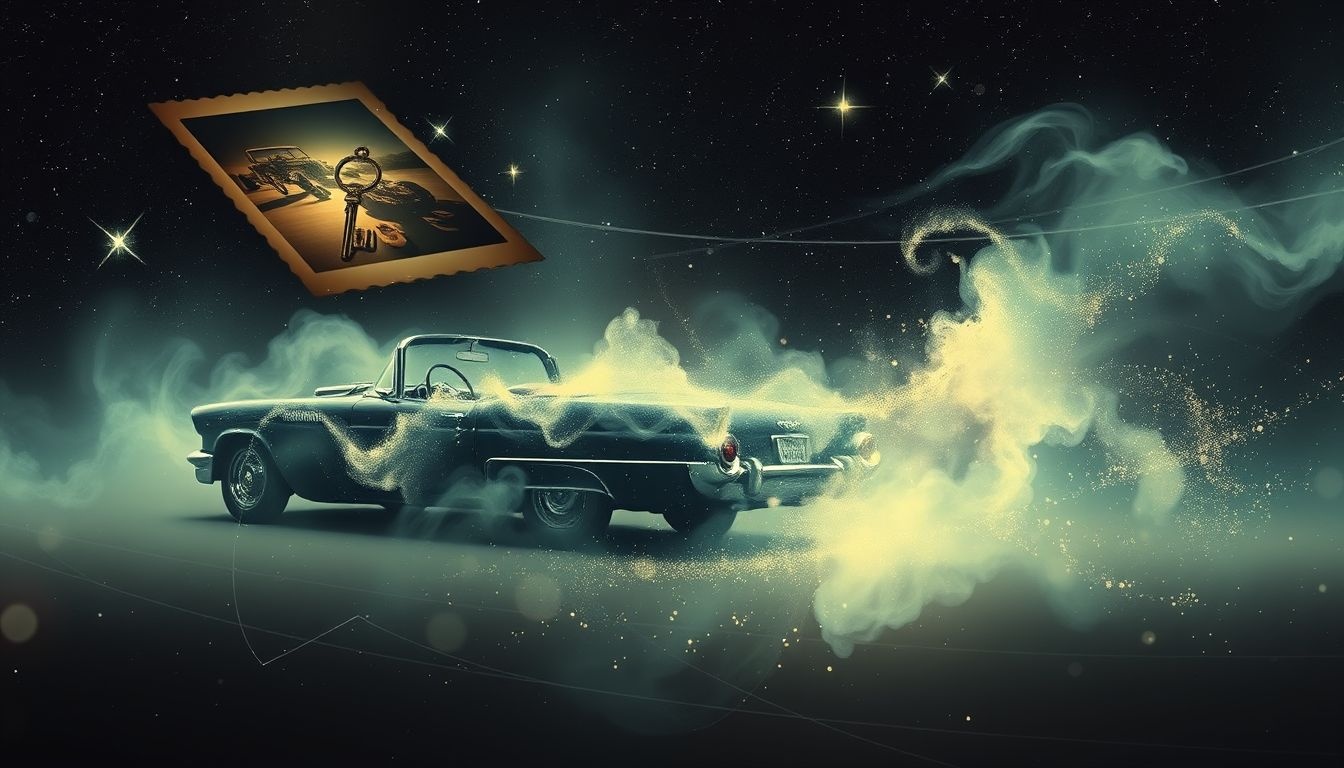 Dromen over een oude cabriolet symboliseert vaak verlangen naar jeugd.