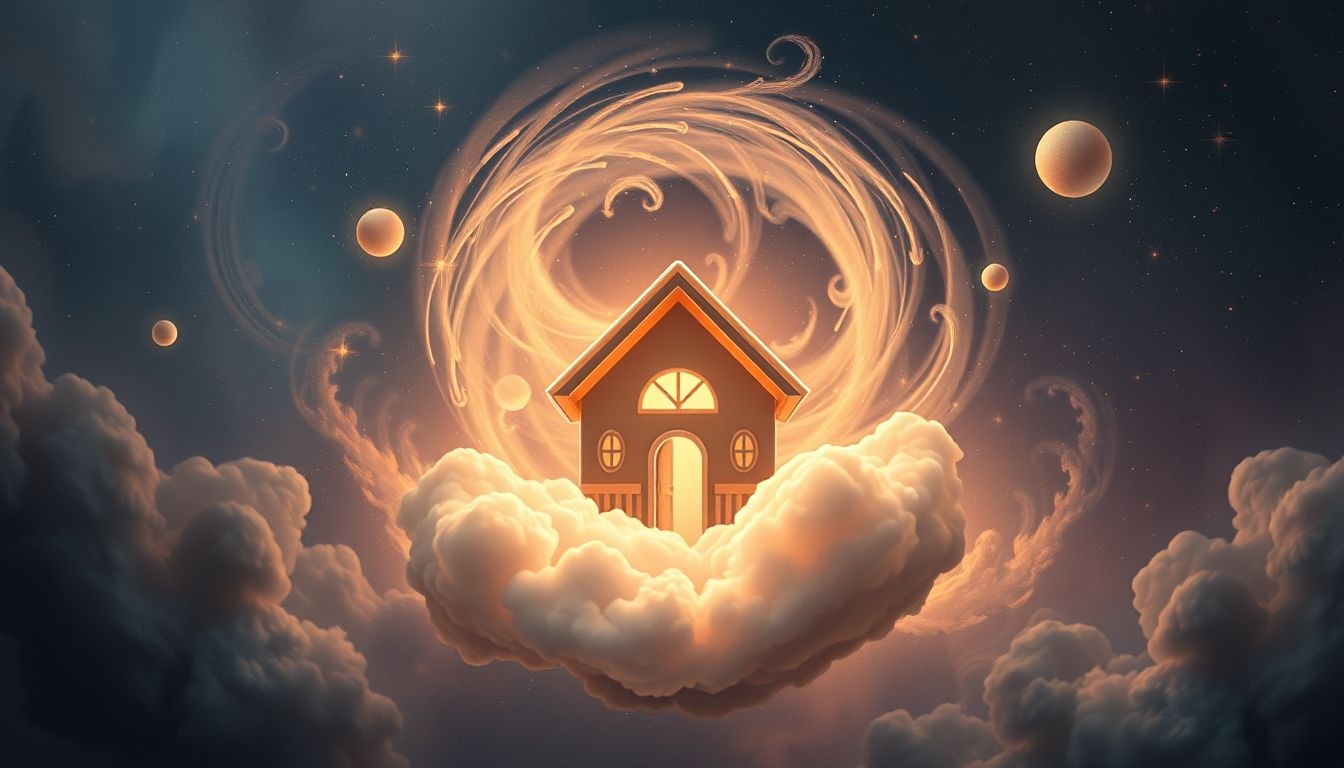 Dromen over een rond huis symboliseert veiligheid en innerlijke balans.