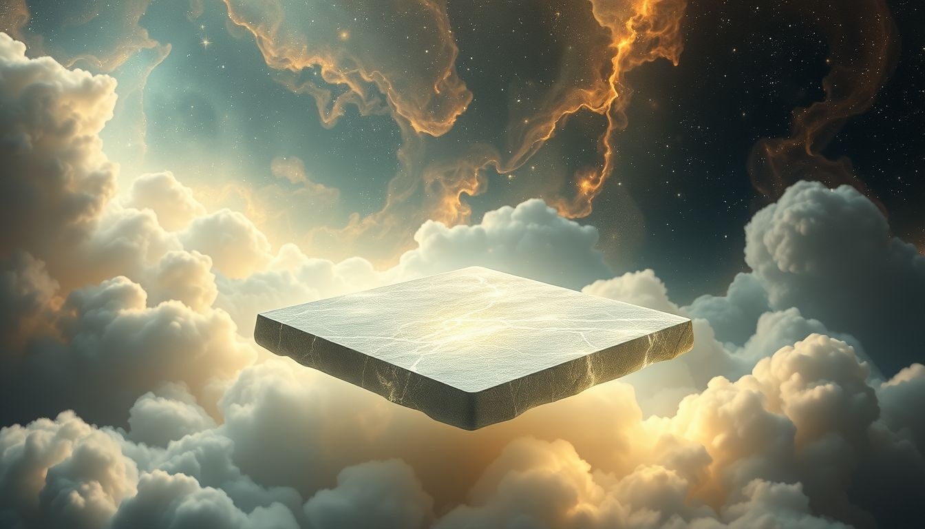 Dromen over stenen snijplanken symboliseren duurzaamheid en standvastigheid.