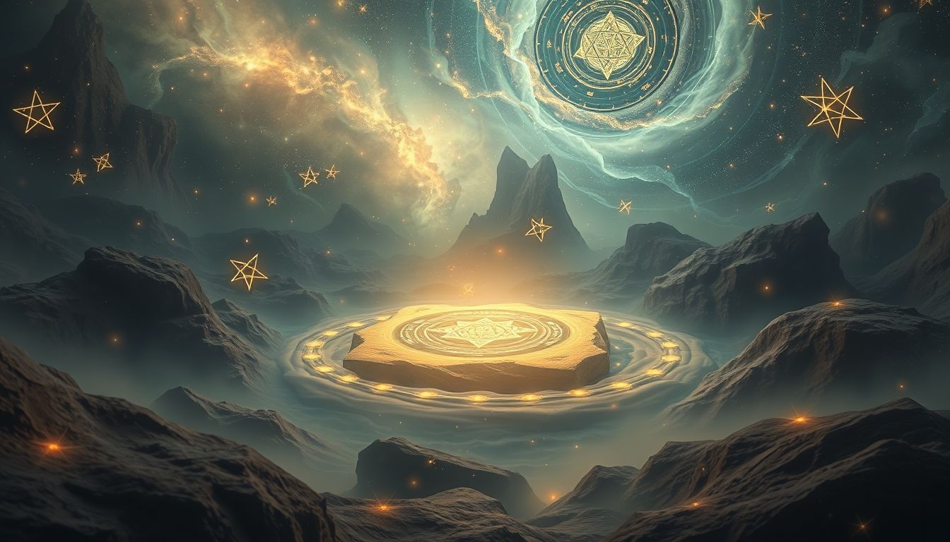 Een begraven talisman symboliseert verborgen kracht of bescherming.