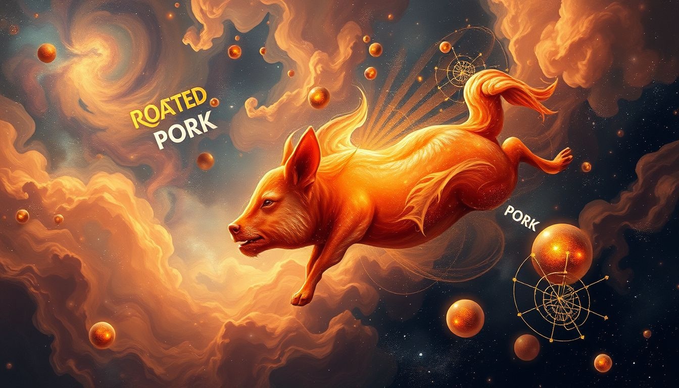 Dromen over gebraden varkensvlees symboliseren vaak overvloed en transformatie.