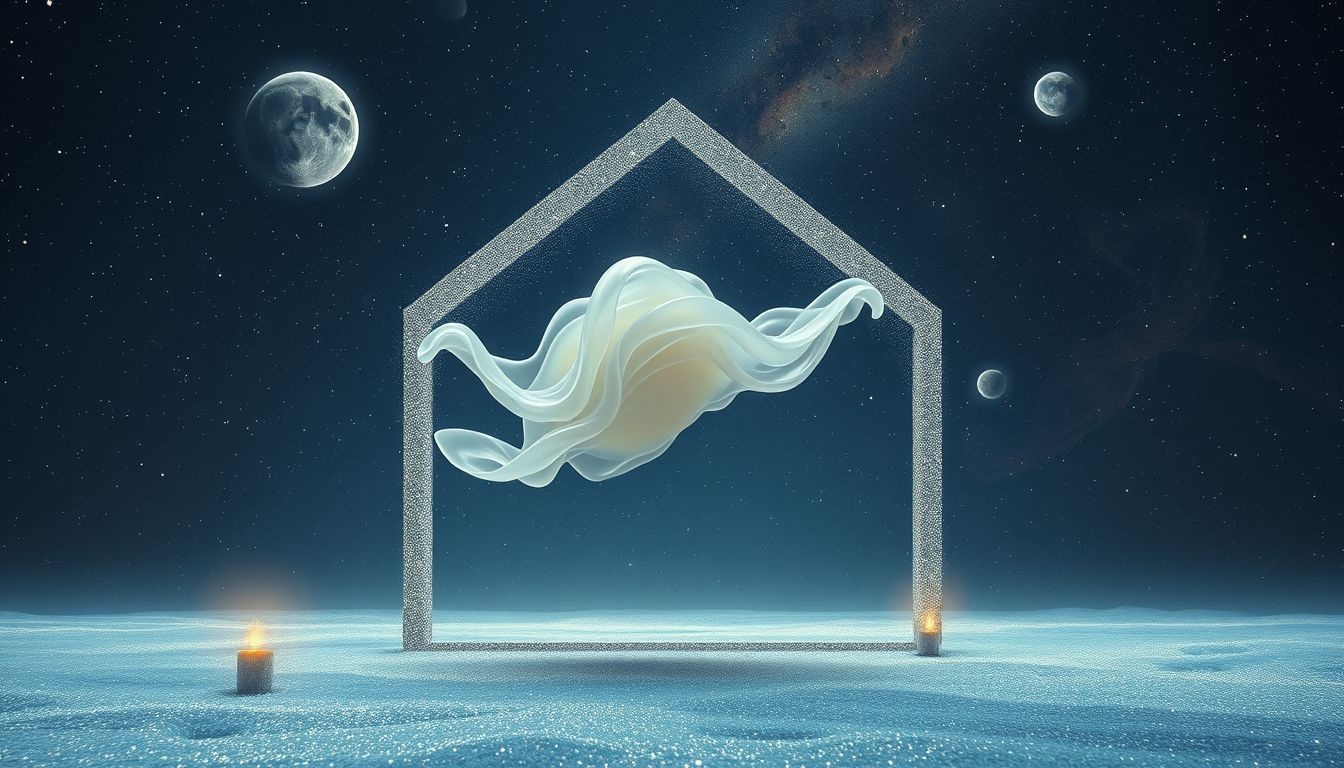 Dromen over kweepeergelei in een leeg huis symboliseert gemiste kansen.