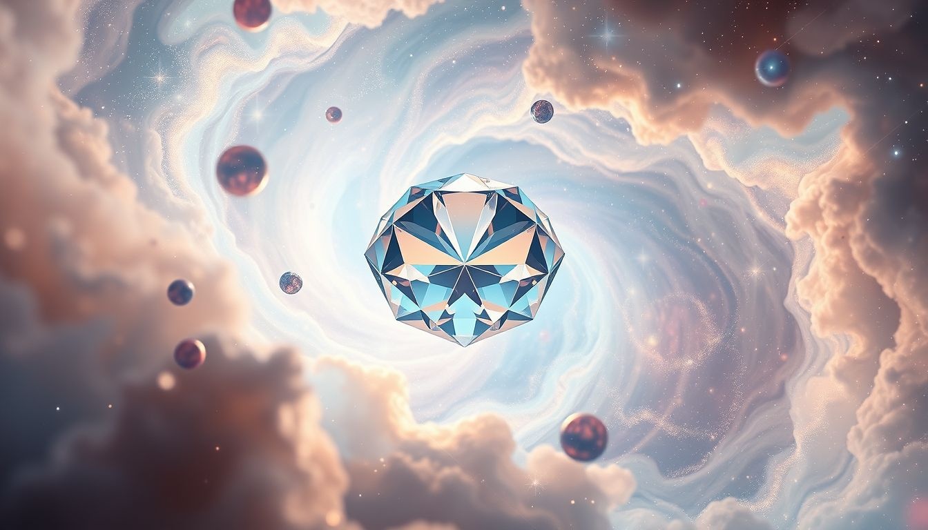 Een diamant vinden symboliseert waardevolle inzichten en persoonlijke groei.