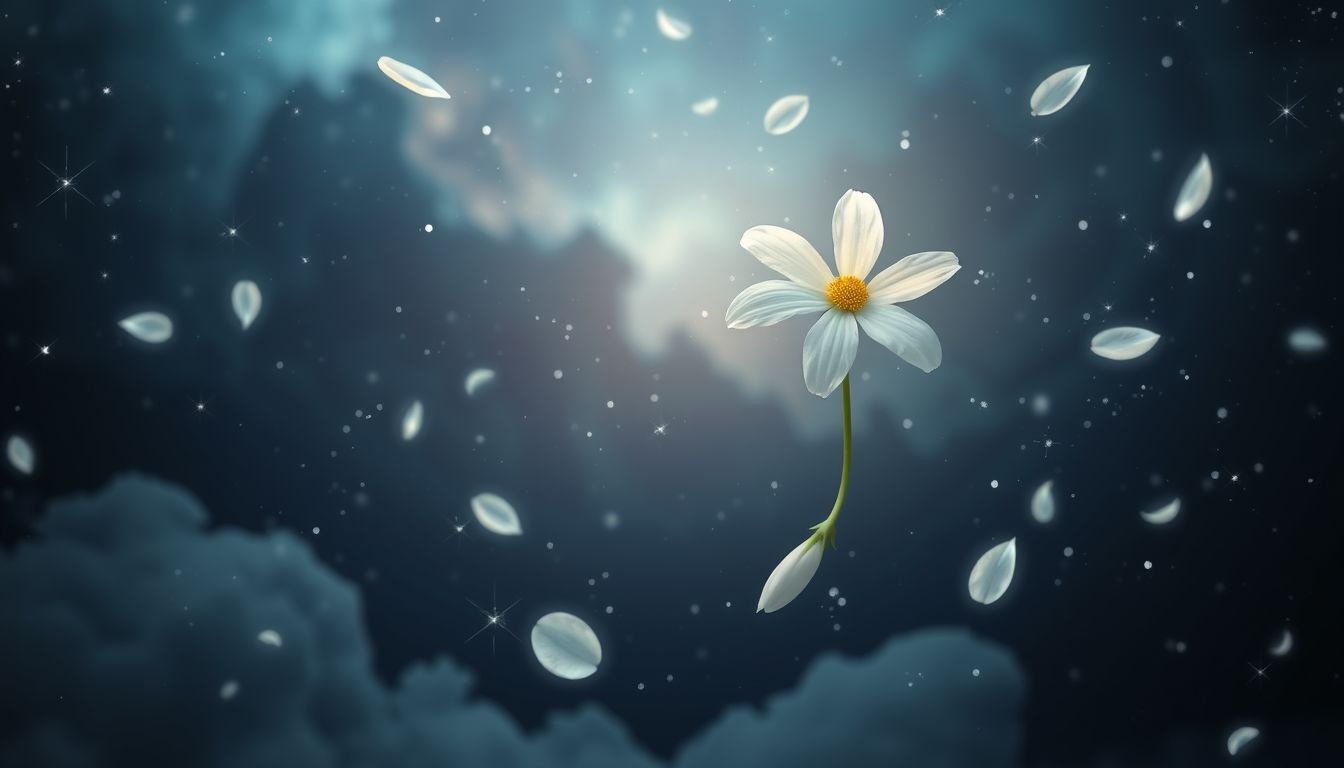 Een edelweiss in dromen symboliseert puurheid en zeldzame schoonheid.