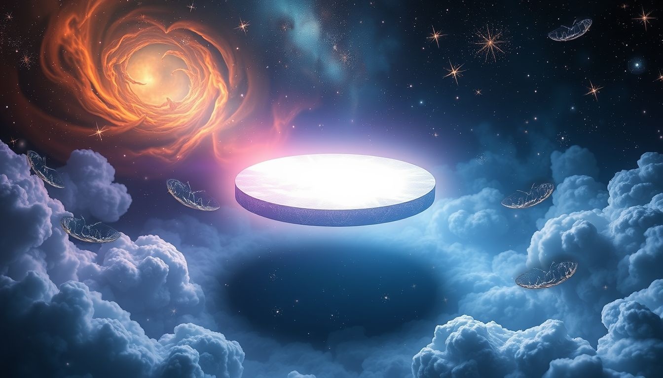 Een ronde tafel in het licht symboliseert harmonie en openheid.