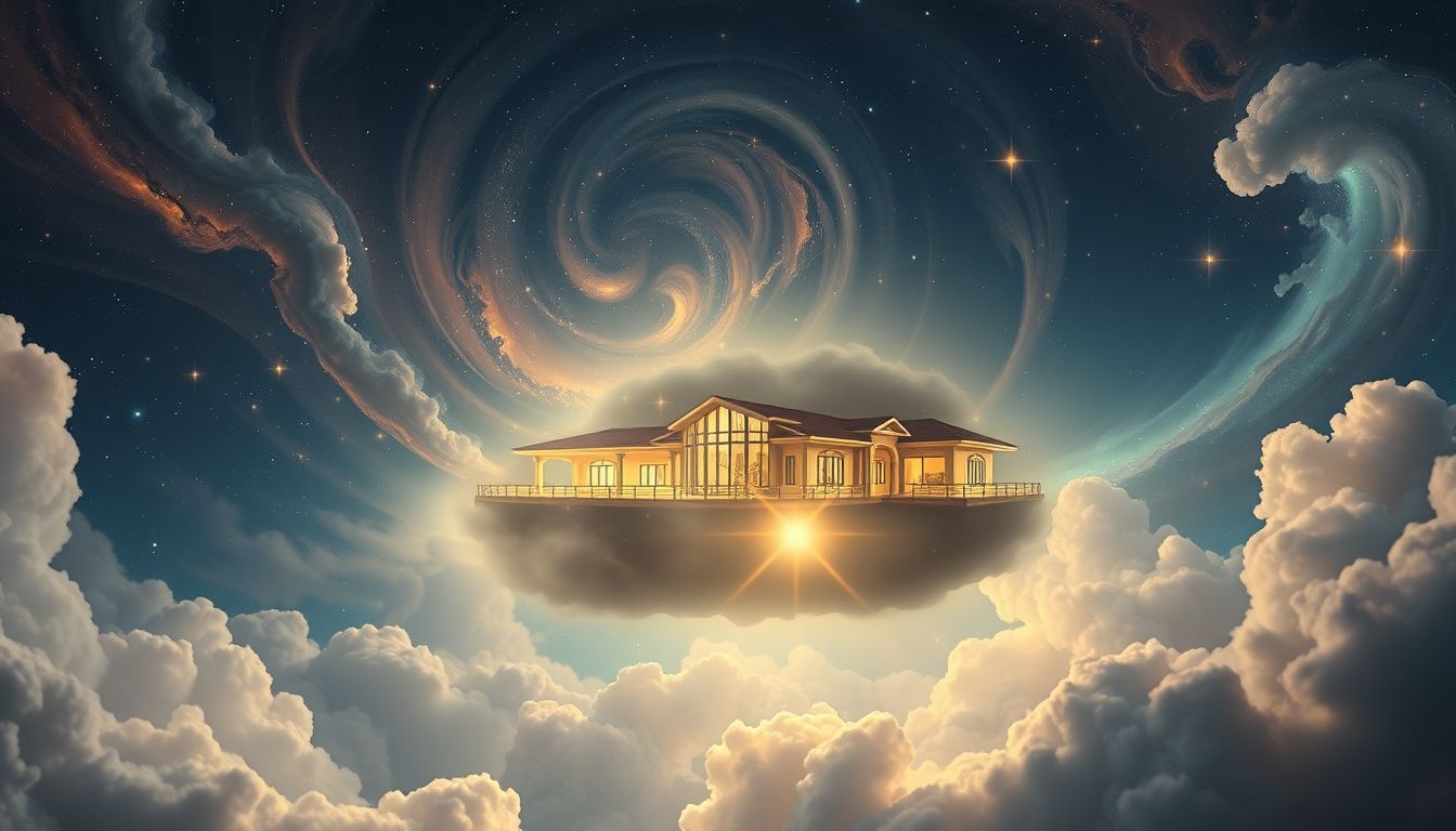 Intrekken in een luxe huis symboliseert succes en persoonlijke groei.