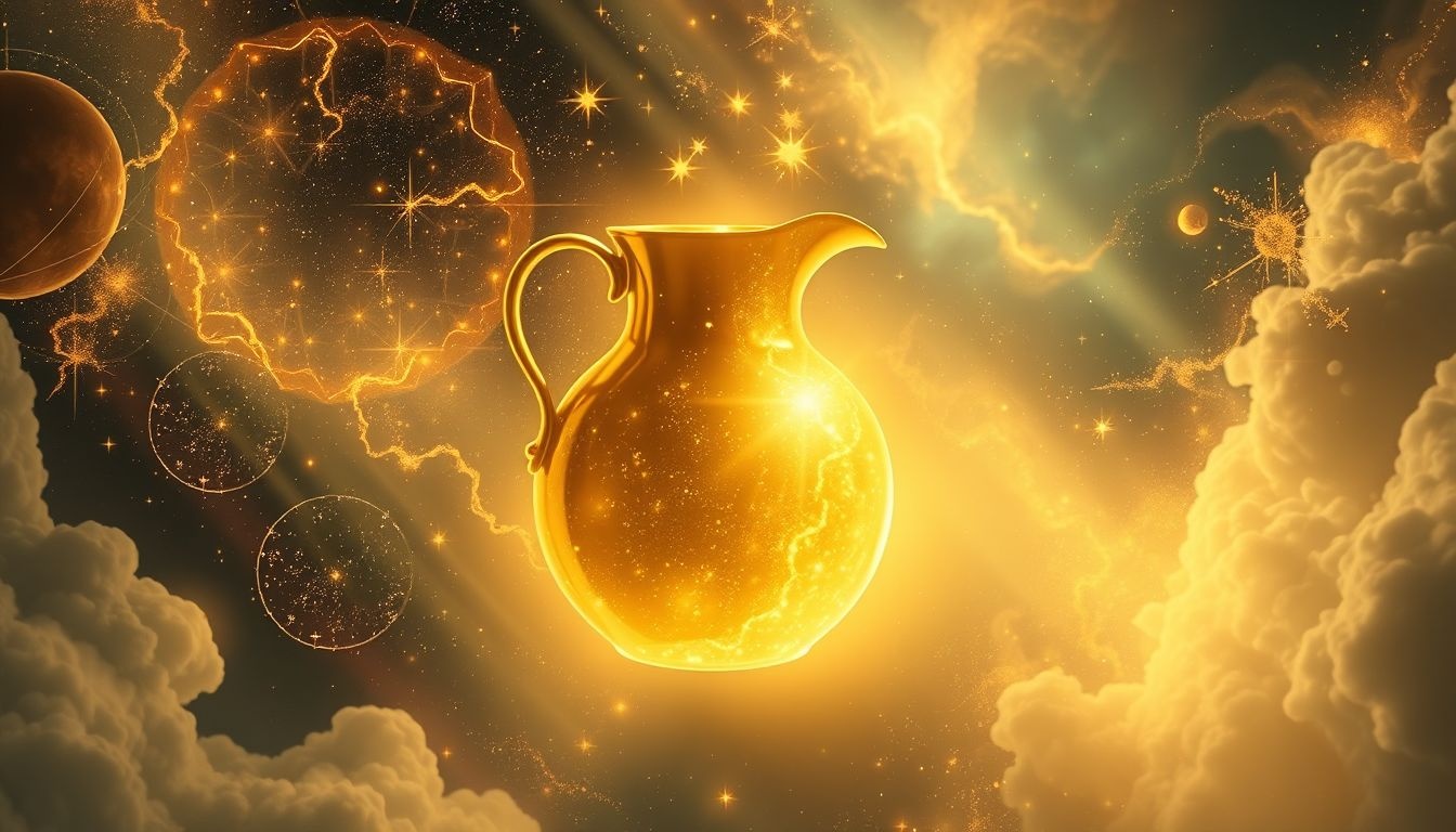 Een gouden kan symboliseert waardevolle kansen en persoonlijke groei.