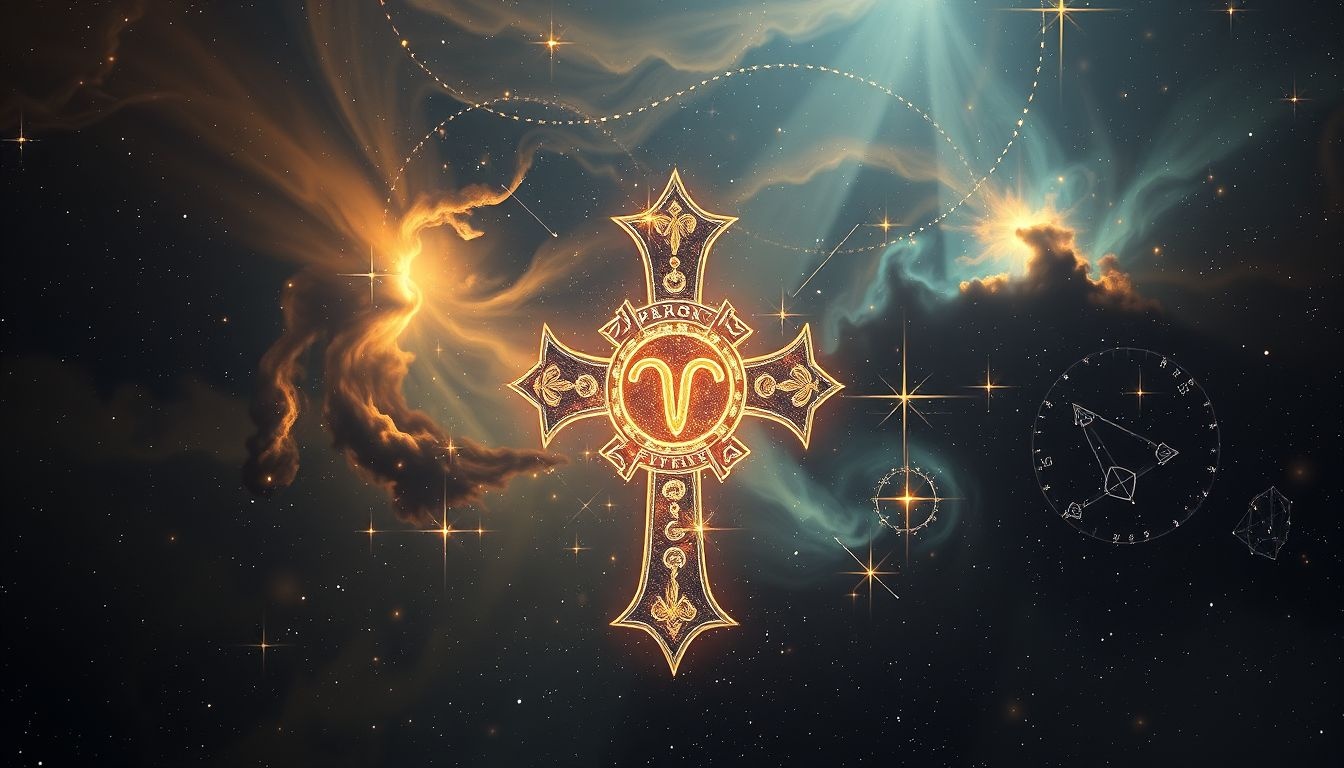 Een Tau-kruis symboliseert bescherming en spirituele transformatie in dromen.