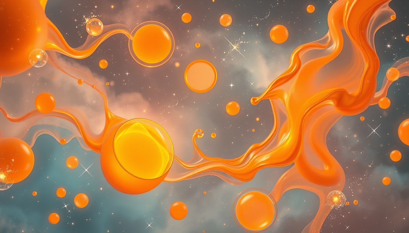 Dromen over oranje sap reclame symboliseren verfrissende nieuwe kansen.
