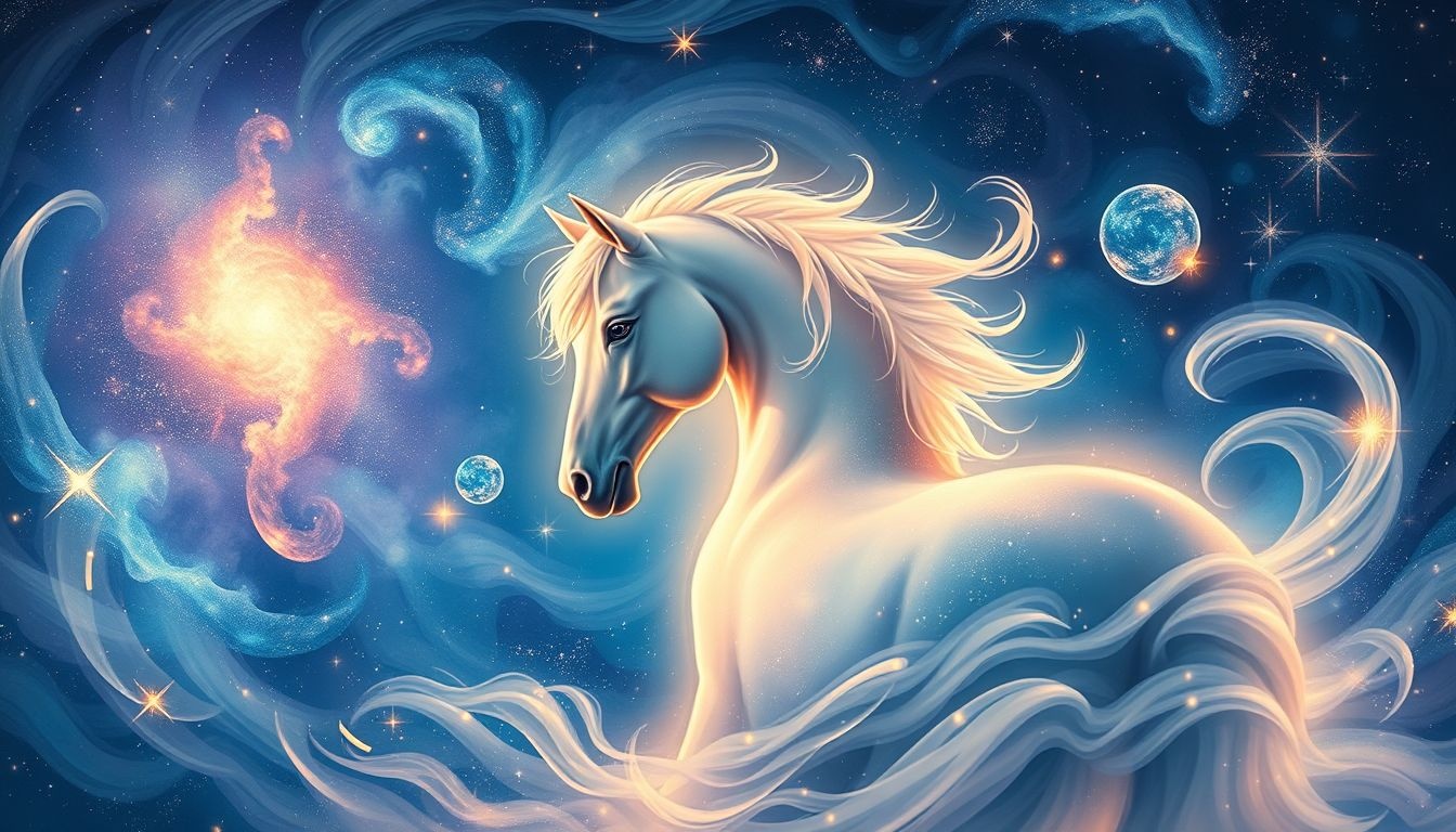 Alleen een paard borstelen symboliseert zelfzorg en innerlijke rust.