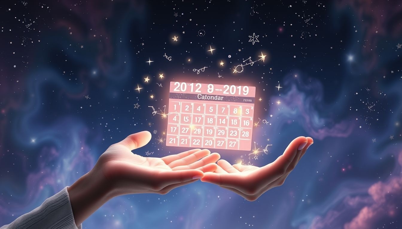 Dromen van kalender cadeau geven symboliseert nieuwe kansen en planning.
