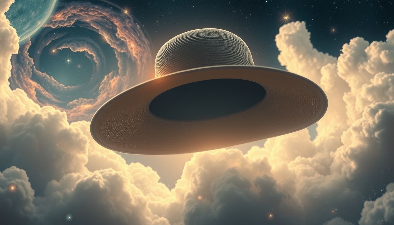 Een smalle zonnehoed symboliseert focus en gerichte bescherming in dromen.