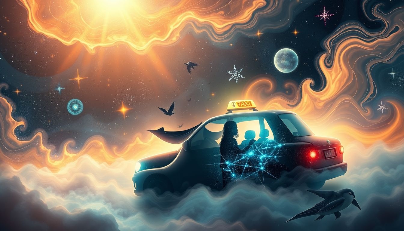 Zelf een taxichauffeur zijn symboliseert controle over je levensreis.