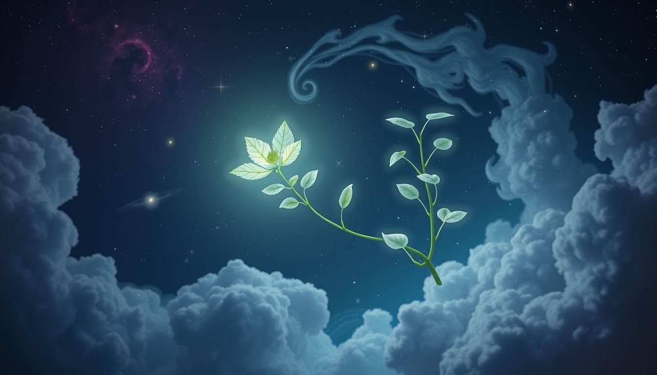 De plant symboliseert heling en harmonie in je droom.