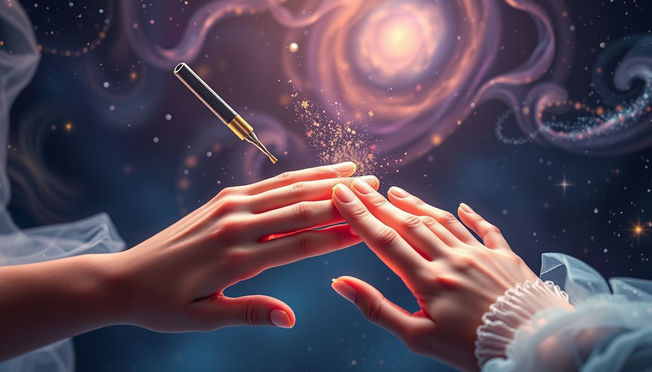 Een professionele manicure symboliseert zelfzorg en aandacht voor detail.
