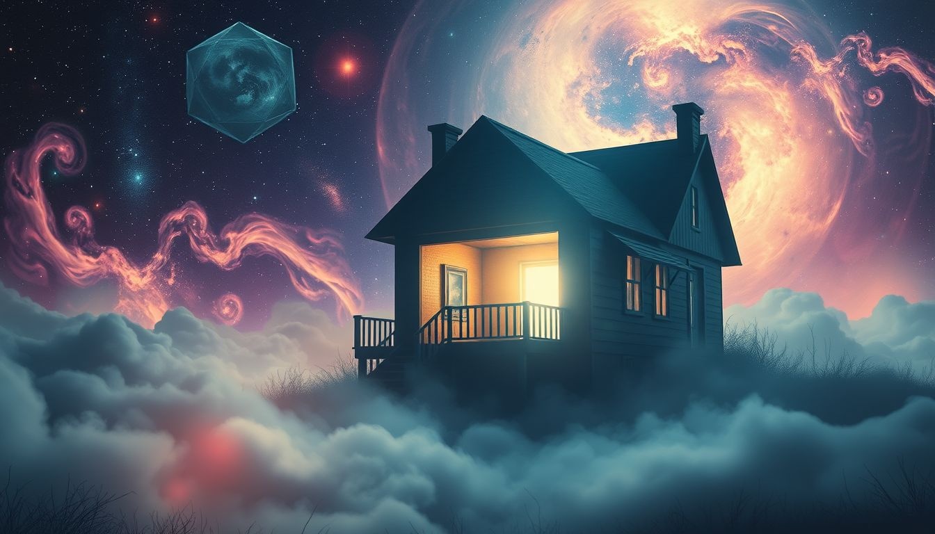 Een helder verlichte kamer symboliseert hoop in verlatenheid.