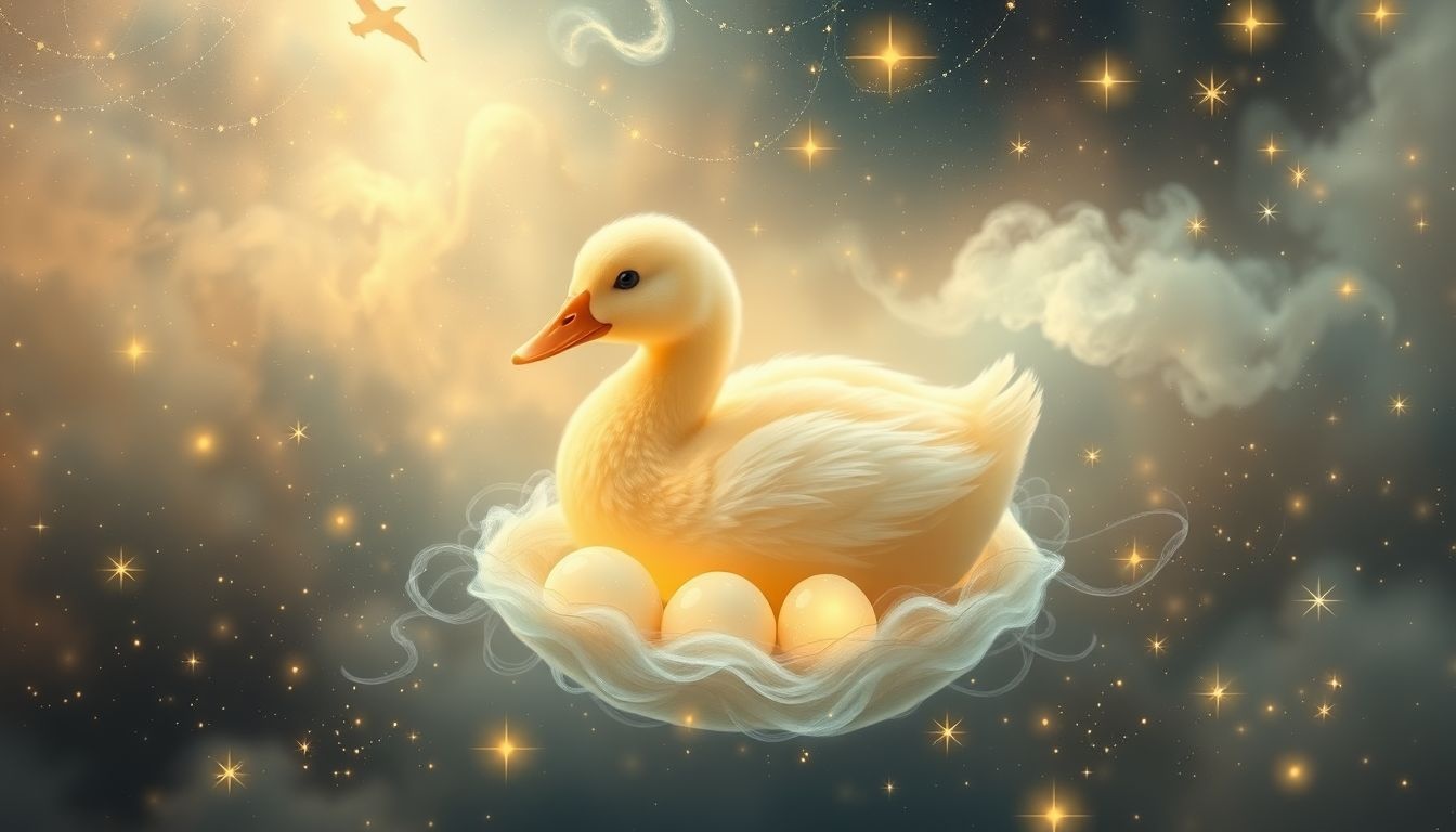 Dromen over een broedende eend symboliseert nieuwe verantwoordelijkheden en groei.