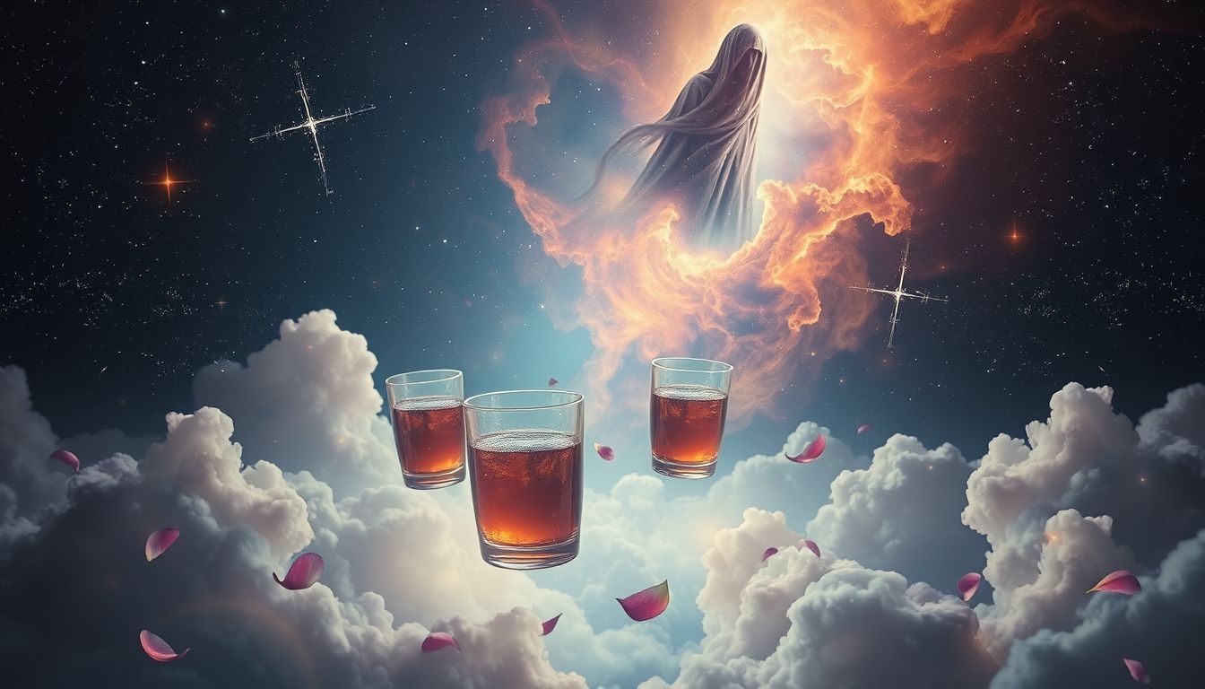 Dromen over grog op een begrafenis symboliseert onverwachte afsluitingen.