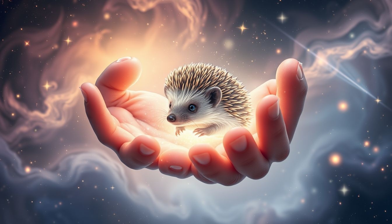 Droom 22 symboliseert bescherming zoeken door een egel te vangen.