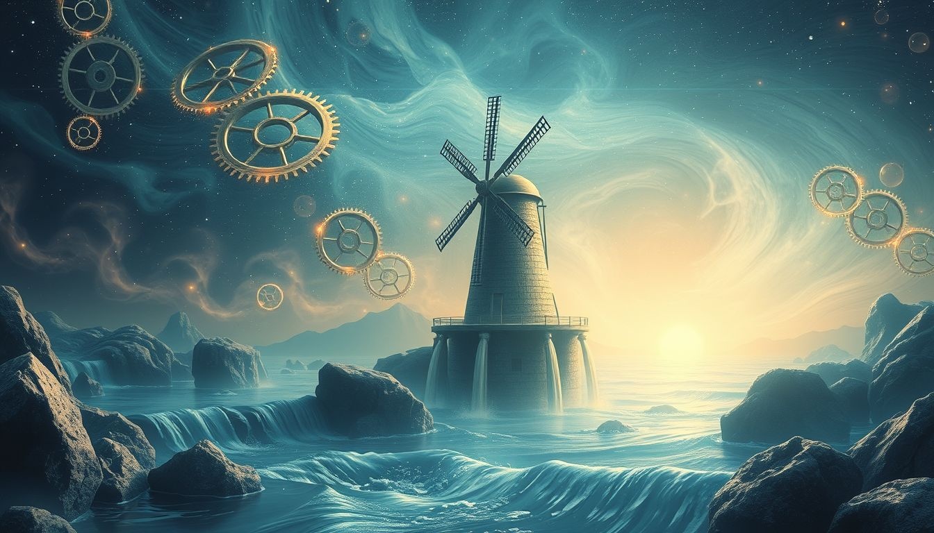 Dromen over een verre watermolen symboliseert verlangen naar verandering.