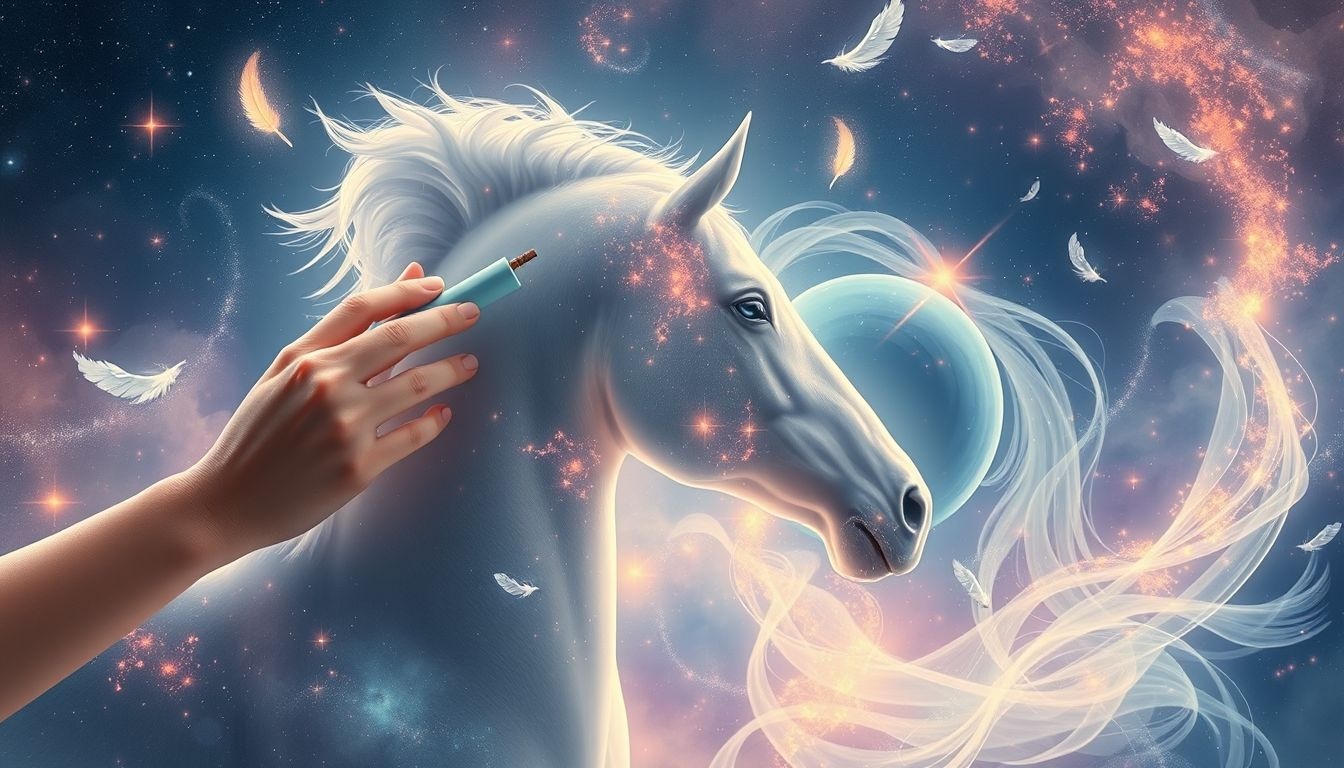 Dromen dat iemand anders een paard borstelt symboliseert invloed en vertrouwen.