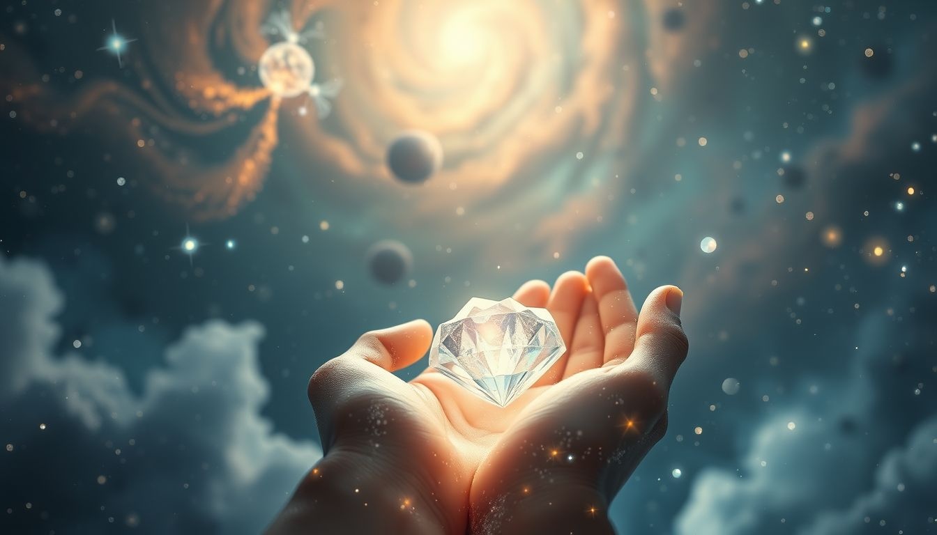 Dromen over diamanten bewaren symboliseert waardevolle herinneringen koesteren.