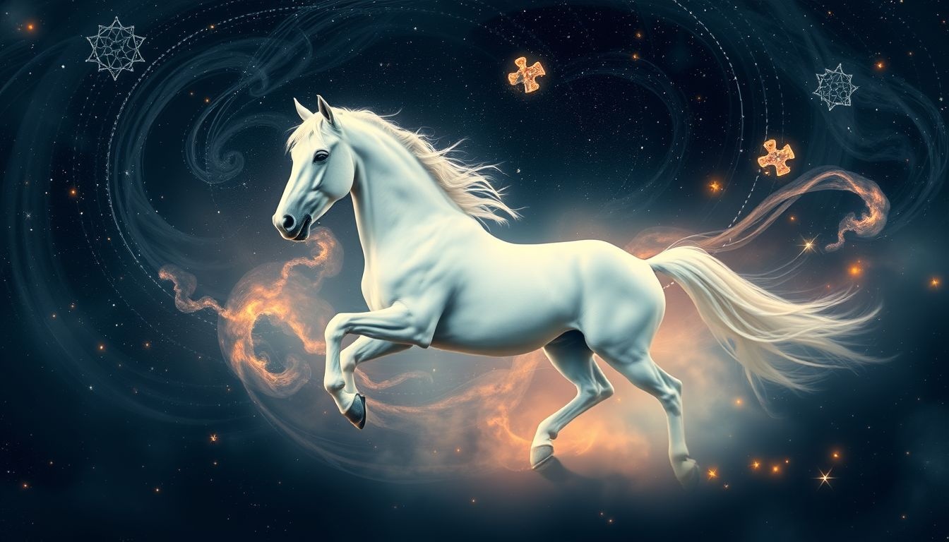 Droom 33 onthult mysterie door lipizzaner die raadsel symboliseert.