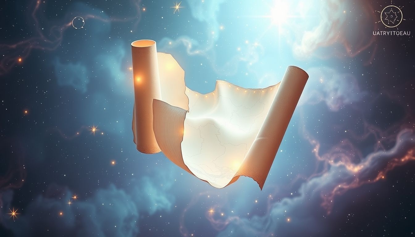 Een reisbeschrijving cadeau ontvangen symboliseert nieuwe levensavonturen.