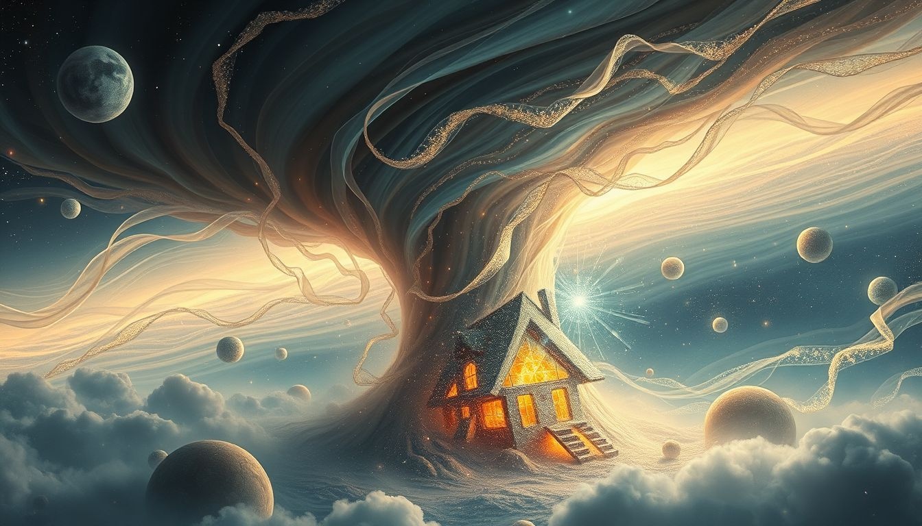 Een tornado in dromen symboliseert vaak overweldigende levensveranderingen.