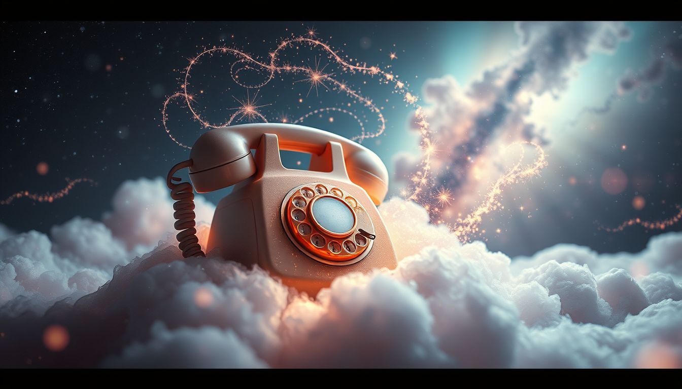 Dromen over oude telefoons symboliseren verlangen naar vroegere tijden.