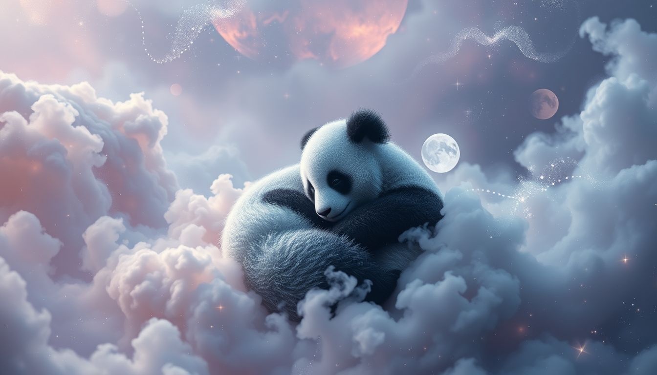 Een zieke panda in dromen symboliseert kwetsbaarheid en genezing.