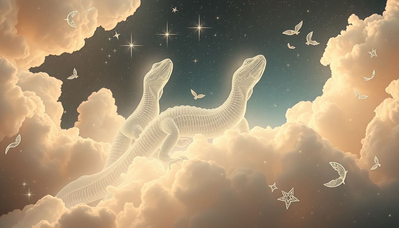 Dromen over reptielen op safari symboliseren verborgen angsten en transformatie.