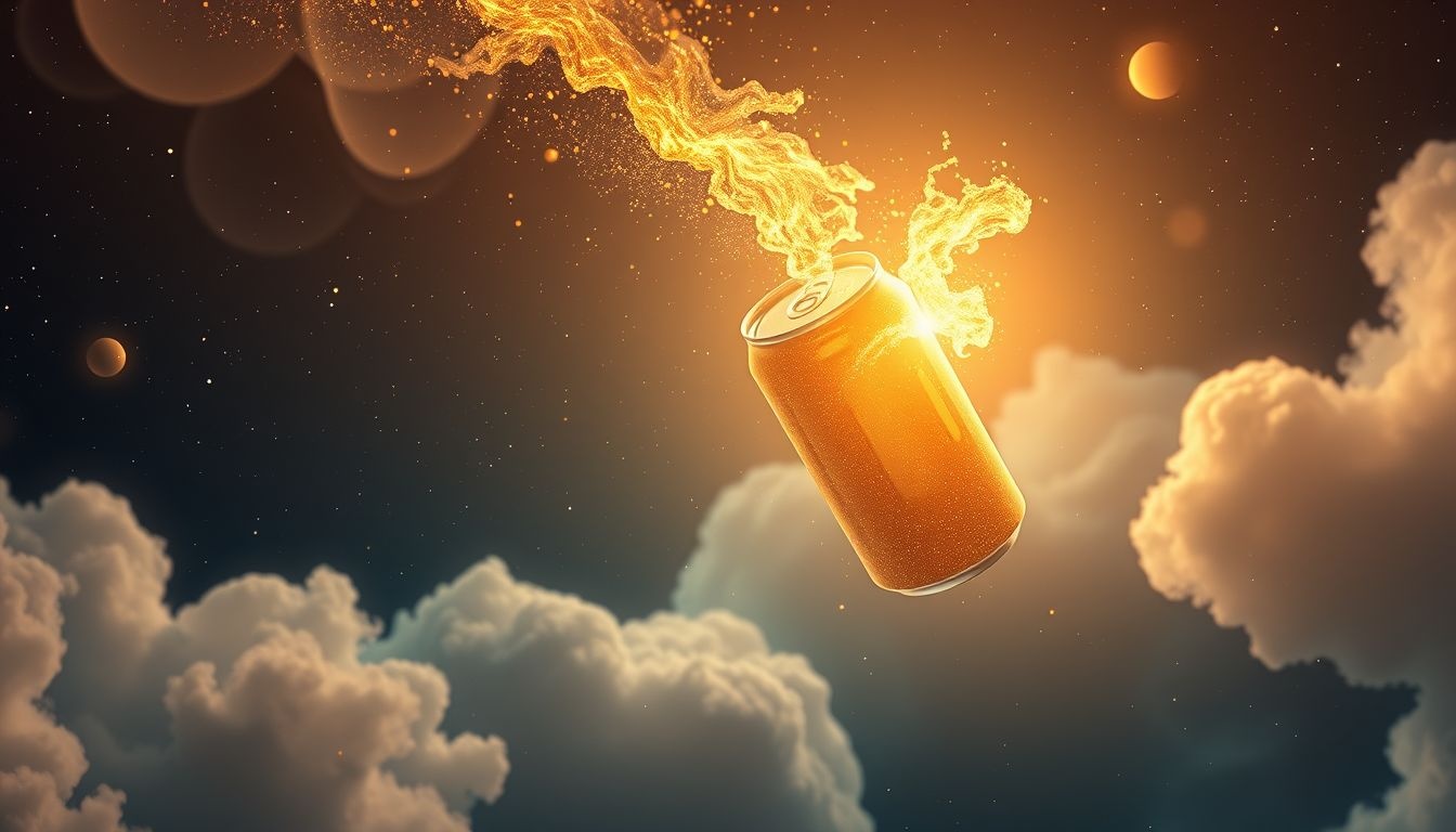 Een blik bier openen symboliseert nieuwe kansen en ontspanning.