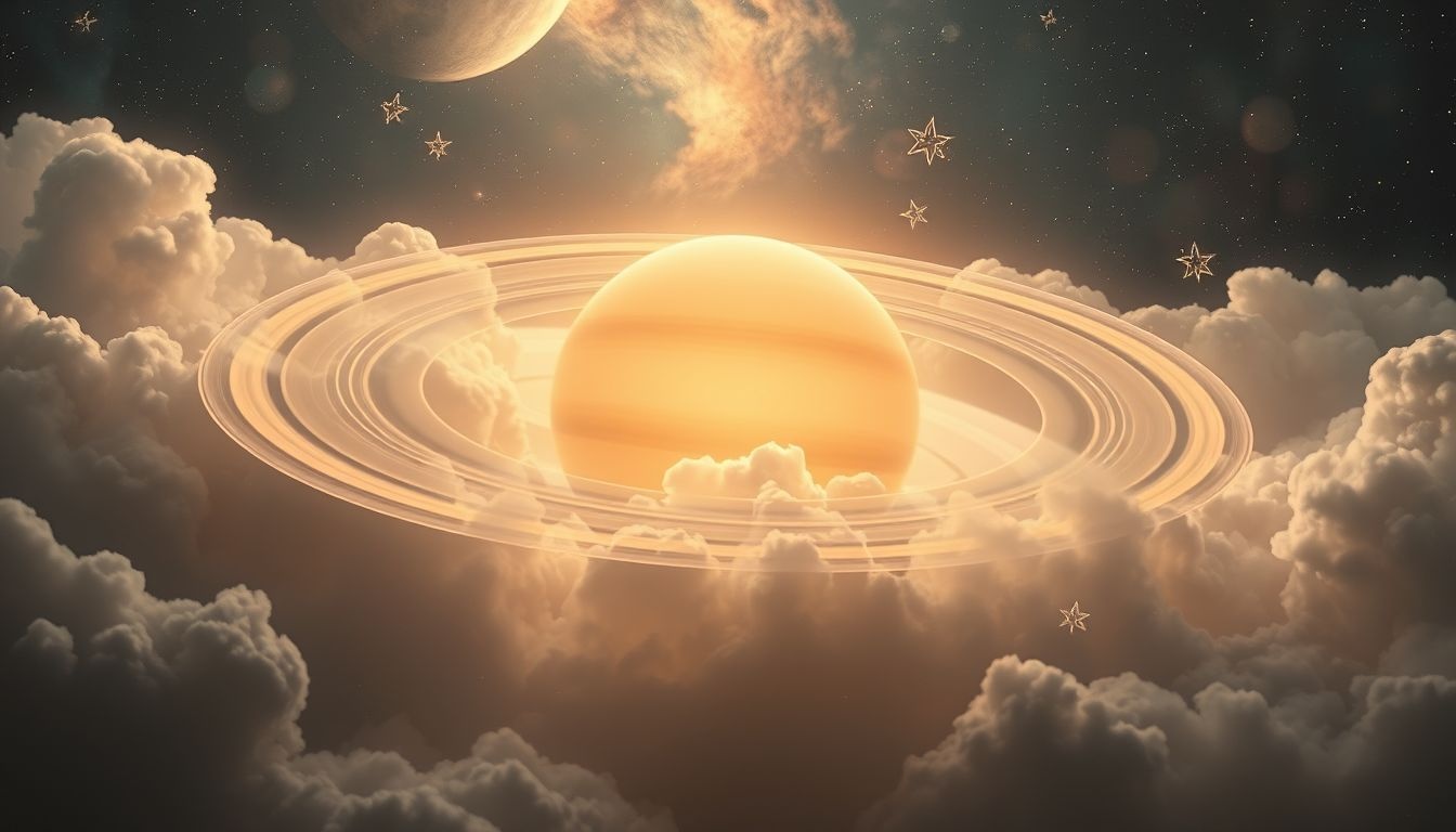 Een boodschap van Saturnus in dromen symboliseert levenslessen en structuur.
