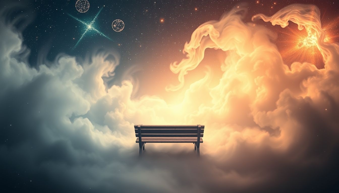 Een gebedsbank symboliseert innerlijke rust en spirituele verbinding.