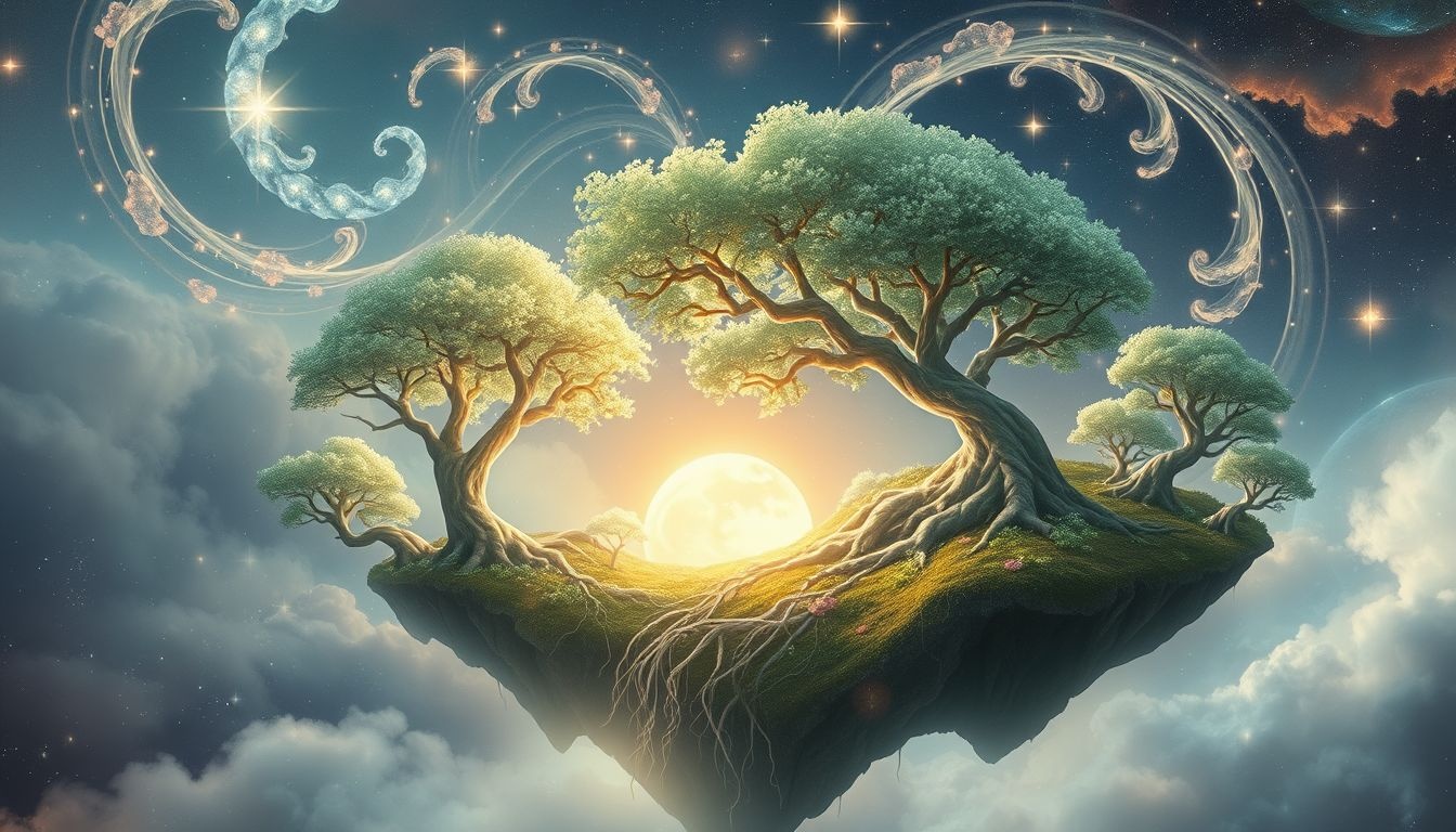 Een heiligdom in de natuur symboliseert diepe spirituele verbondenheid met aarde.