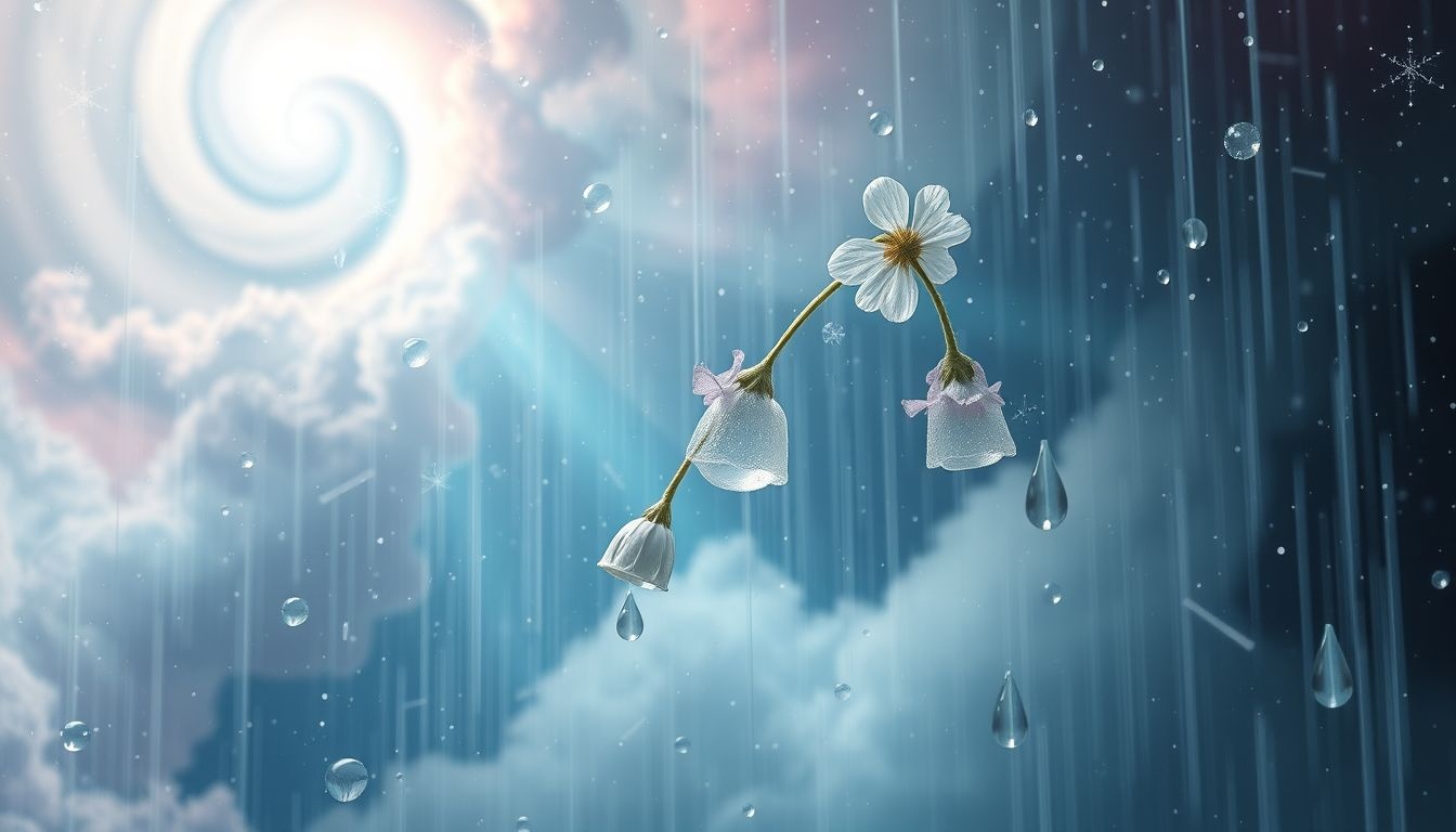 Heideklokjes symboliseren hoop, vooral tijdens regenachtige, troostende dromen.