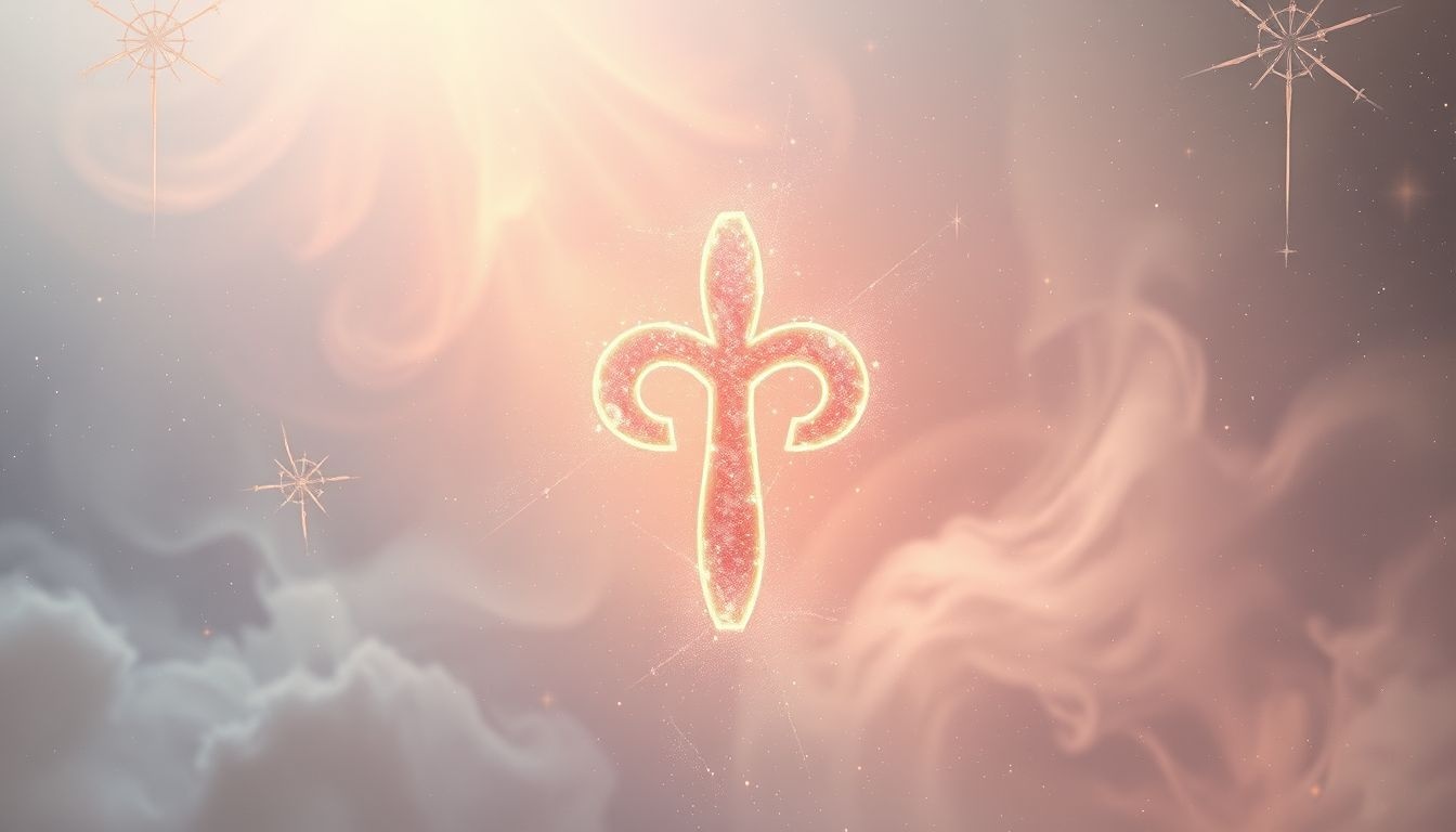 Het Tau-kruis symboliseert transformatie en een nieuw levensbegin.