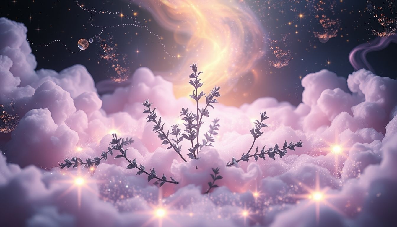 Marjolein in dromen symboliseert spirituele reiniging en bescherming.